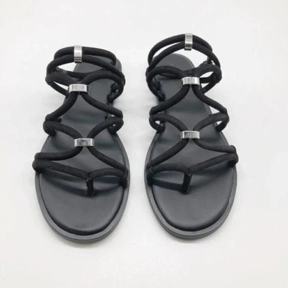 REBECCA MINKOFF Sarle Strappy Black Sandal